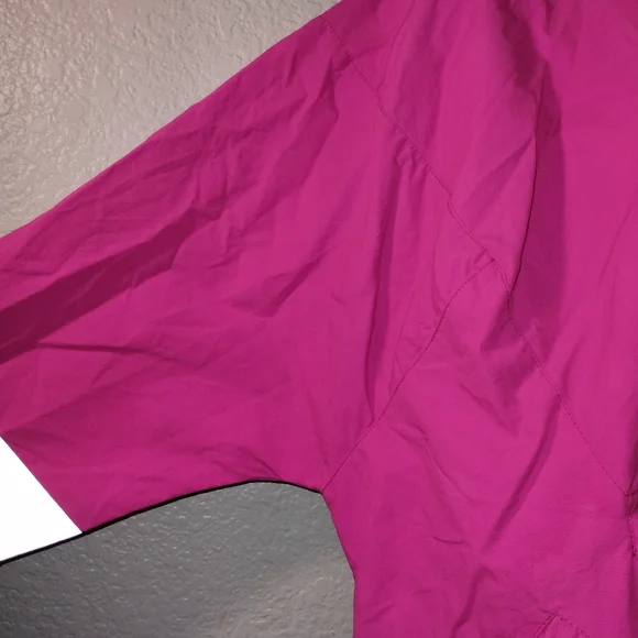 PLAYBOY by PACSUN Hot Pink Hoodie Nylon Poly size Small Reflective Logo - Picture 7 of 17